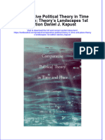 Download textbook Comparative Political Theory In Time And Place Theorys Landscapes 1St Edition Daniel J Kapust ebook all chapter pdf 