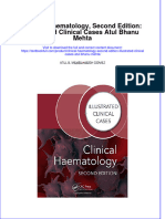 Download textbook Clinical Haematology Second Edition Illustrated Clinical Cases Atul Bhanu Mehta ebook all chapter pdf 