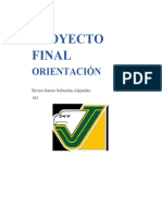 Proyecto Final: Orientación