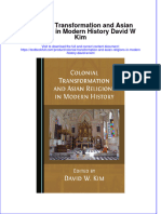 Download textbook Colonial Transformation And Asian Religions In Modern History David W Kim ebook all chapter pdf 