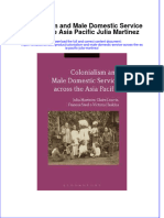 Textbook Colonialism and Male Domestic Service Across The Asia Pacific Julia Martinez Ebook All Chapter PDF