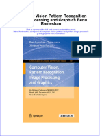 Download textbook Computer Vision Pattern Recognition Image Processing And Graphics Renu Rameshan ebook all chapter pdf 