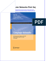 Download textbook Computer Networks Piotr Gaj ebook all chapter pdf 