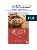 Full Chapter Climate Change Conflict and in Security 1St Edition Panos Constantinides PDF