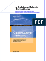 Download textbook Computing Analytics And Networks Rajnish Sharma ebook all chapter pdf 