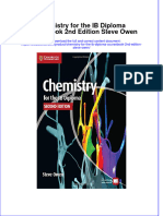 Full Chapter Chemistry For The Ib Diploma Cours2Nd Edition Steve Owen PDF