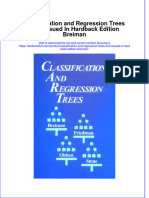 PDF Classification and Regression Trees First Issued in Hardback Edition Breiman Ebook Full Chapter