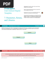 Unit Journal 7 Templates