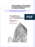 Download full chapter Coalitions And Compliance The Political Economy Of Pharmaceutical Patents In Latin America Shadlen pdf docx