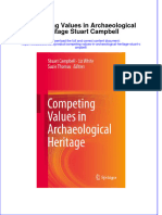 Download textbook Competing Values In Archaeological Heritage Stuart Campbell ebook all chapter pdf 