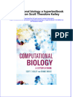 PDF Computational Biology A Hypertextbook 1St Edition Scott Theodore Kelley Ebook Full Chapter