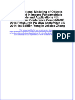 Download textbook Computational Modeling Of Objects Presented In Images Fundamentals Methods And Applications 4Th International Conference Compimage 2014 Pittsburgh Pa Usa September 3 5 2014 1St Edition Yongjie Jessica ebook all chapter pdf 