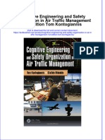 Download textbook Cognitive Engineering And Safety Organization In Air Traffic Management 1St Edition Tom Kontogiannis ebook all chapter pdf 