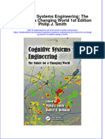 Download textbook Cognitive Systems Engineering The Future For A Changing World 1St Edition Philip J Smith ebook all chapter pdf 