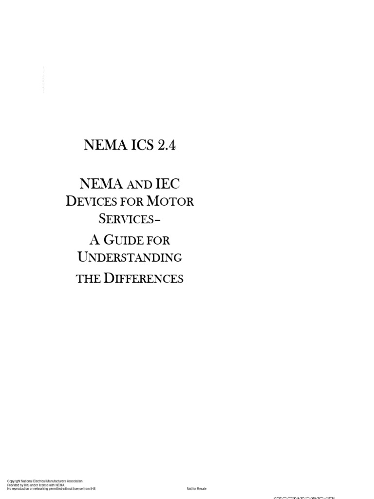 Comp NEMA IEC Download Free PDF Relay Electrical Engineering