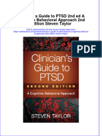 Download full chapter Clinician S Guide To Ptsd 2Nd Ed A Cognitive Behavioral Approach 2Nd Edition Steven Taylor pdf docx