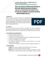 Plan de Seguridad y Salud en El Trabajo