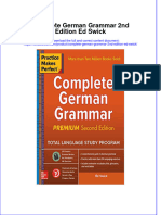 Download textbook Complete German Grammar 2Nd Edition Ed Swick ebook all chapter pdf 