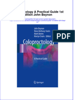 Textbook Coloproctology A Practical Guide 1St Edition John Beynon Ebook All Chapter PDF