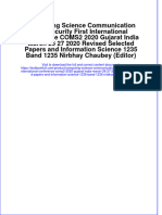 Download pdf Computing Science Communication And Security First International Conference Coms2 2020 Gujarat India March 26 27 2020 Revised Selected Papers And Information Science 1235 Band 1235 Nirbhay Chaubey E ebook full chapter 
