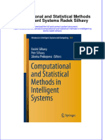 Textbook Computational and Statistical Methods in Intelligent Systems Radek Silhavy Ebook All Chapter PDF