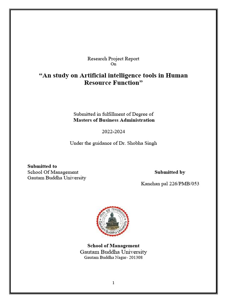 Pdf Ai In Hr