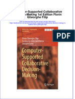 Download textbook Computer Supported Collaborative Decision Making 1St Edition Florin Gheorghe Filip ebook all chapter pdf 