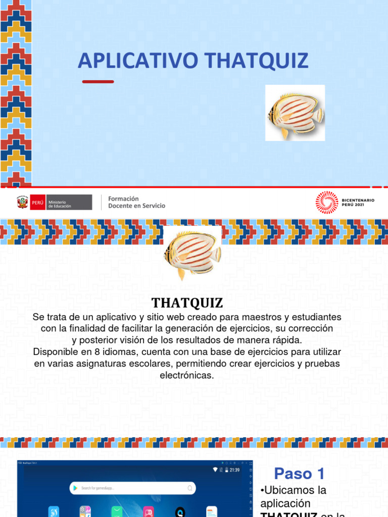 Tutorial Thatquiz Ok 23 | PDF | Crecimiento personal y profesional