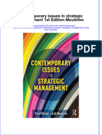 Textbook Contemporary Issues in Strategic Management 1St Edition Moutinho Ebook All Chapter PDF