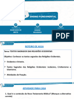 6 ANO - ENSINO RELIGIOSO - TEXTOS SAGRADOS DAS RELIGIÕES OCIDENTAIS - MARCIANO 15-06