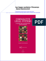 PDF Comparative Legas Systems Vincenzo Zeno Zencovich Ebook Full Chapter