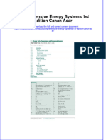 Download pdf Comprehensive Energy Systems 1St Edition Canan Acar ebook full chapter 