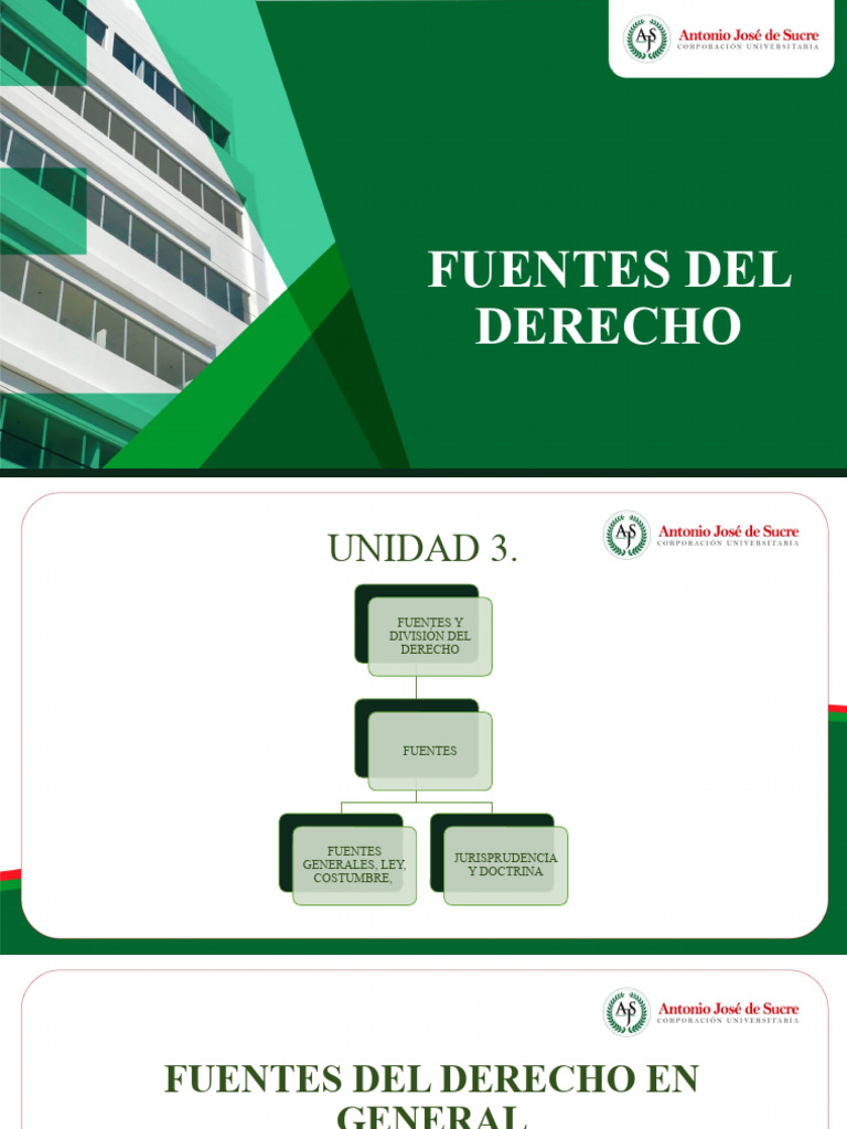 Unidad 3 - Fuentes Del Derecho | Descargar gratis PDF | Caso de ley