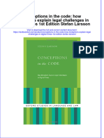 Download textbook Conceptions In The Code How Metaphors Explain Legal Challenges In Digital Times 1St Edition Stefan Larsson ebook all chapter pdf 