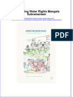 Download textbook Contesting Water Rights Mangala Subramaniam ebook all chapter pdf 