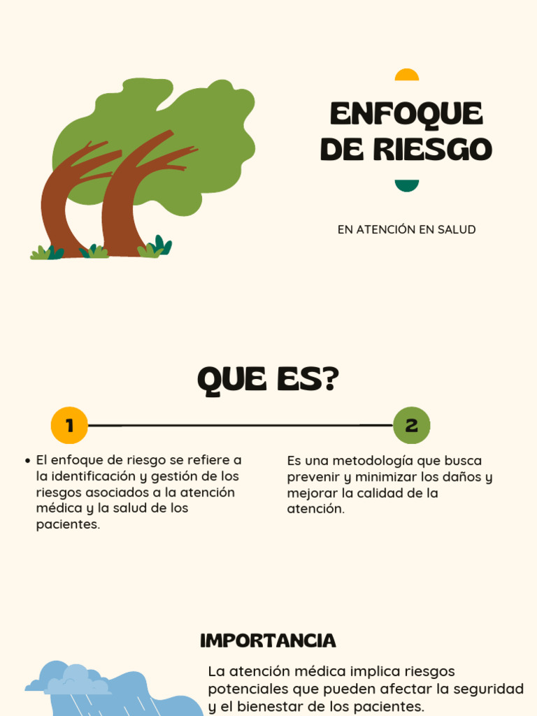 Enfoque de Riesgo en Atención Médica | PDF | Seguridad del paciente ...