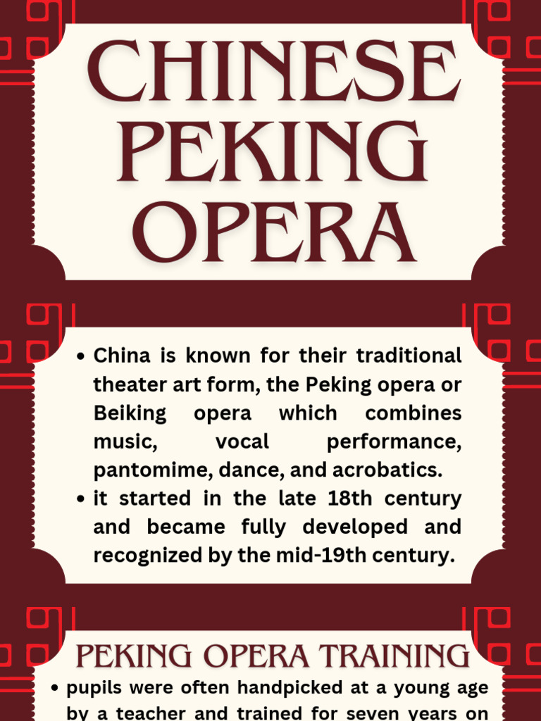 Peking Opera Character Types Explained | PDF | Performing Arts