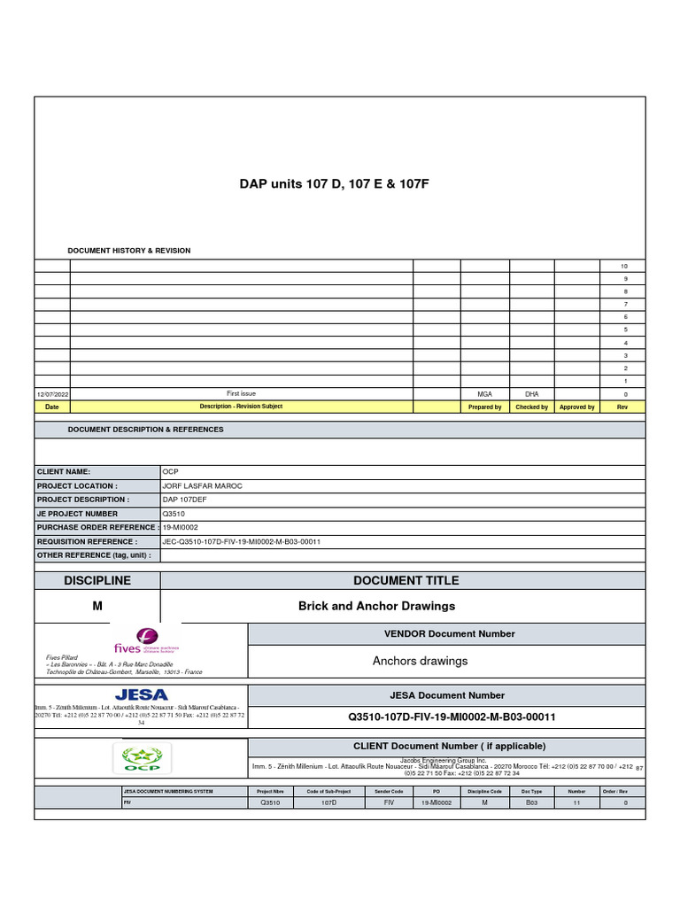 DAP Units 107 D, E & F Overview | PDF