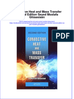 Textbook Convective Heat and Mass Transfer Second Edition Seyed Mostafa Ghiaasiaan Ebook All Chapter PDF