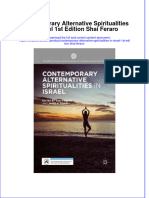 Textbook Contemporary Alternative Spiritualities in Israel 1St Edition Shai Feraro Ebook All Chapter PDF