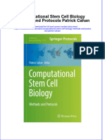 PDF Computational Stem Cell Biology Methods and Protocols Patrick Cahan Ebook Full Chapter