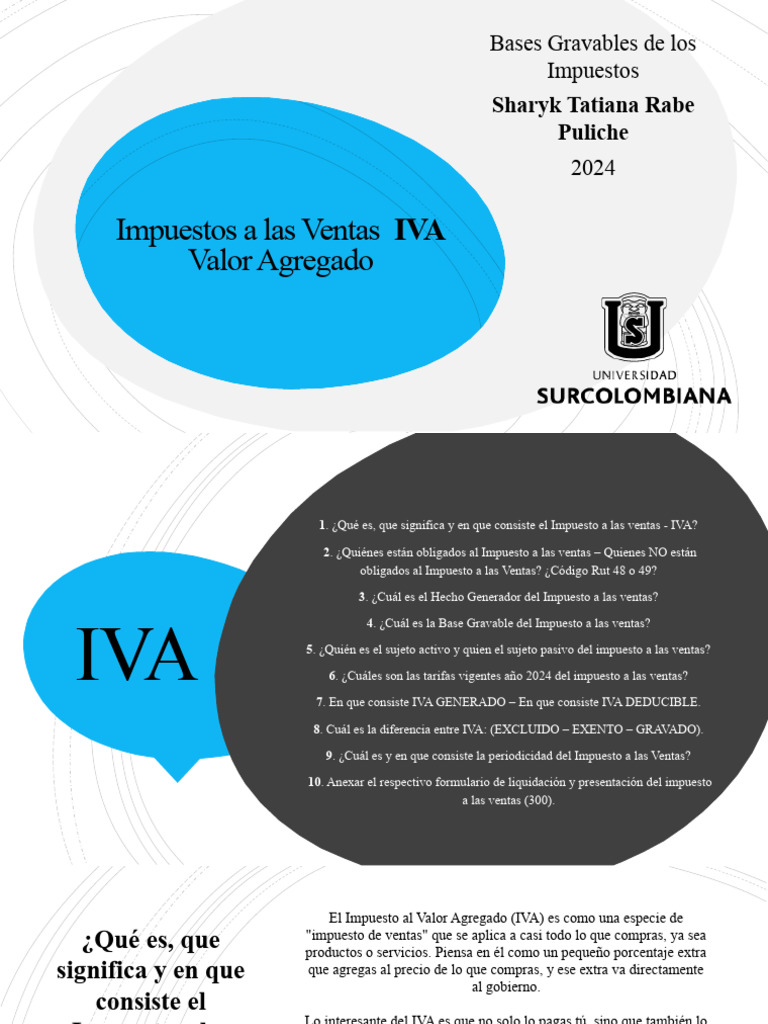 Guía Completa sobre el IVA 2024 | PDF | Impuesto al valor agregado ...