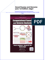 Download textbook Computational Exome And Genome Analysis 1St Edition Jager ebook all chapter pdf 