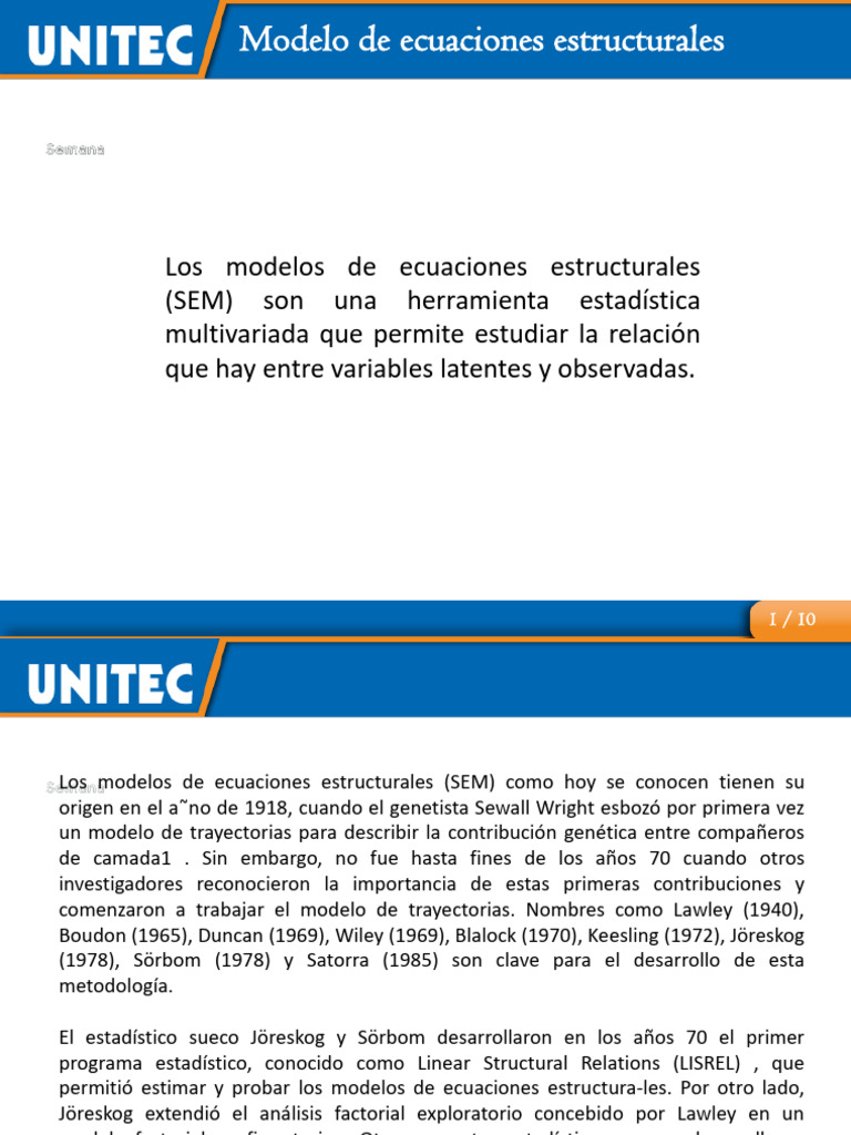 Modelo de Ecuaciones Estructurales | PDF | Modelos de ecuaciones ...