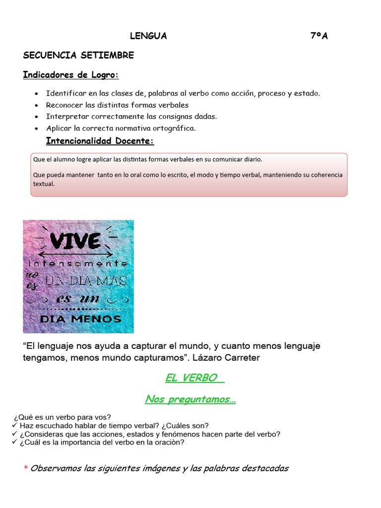 Clases y Conjugaciones del Verbo | PDF | Verbo | Conjugación gramatical