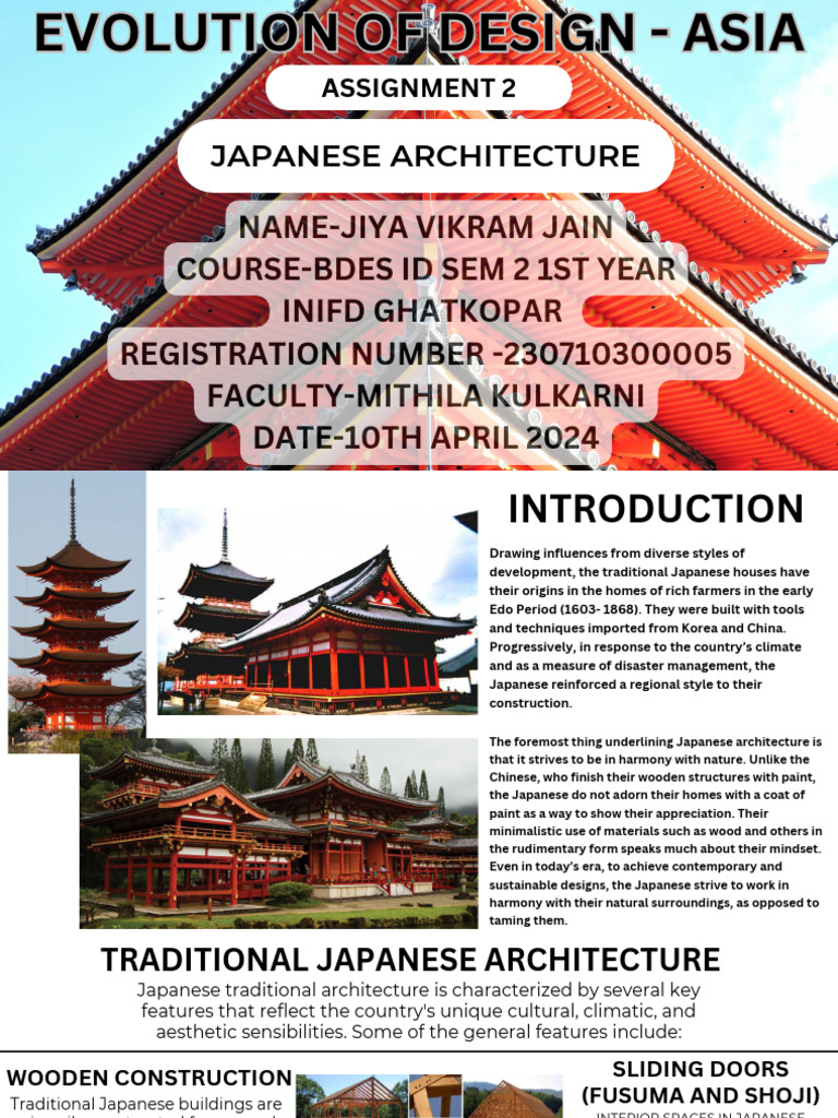 Traditional Japanese Architecture Overview | PDF | Art