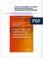 Download textbook Computer Vision And Audition In Urban Analysis Using The Remorph Framework Mohammad Ali Nematollahi ebook all chapter pdf 