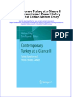 Download textbook Contemporary Turkey At A Glance Ii Turkey Transformed Power History Culture 1St Edition Meltem Ersoy ebook all chapter pdf 