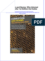 Textbook Corruption and Norms Why Informal Rules Matter 1St Edition Ina Kubbe Ebook All Chapter PDF