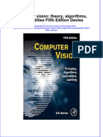 Textbook Computer Vision Theory Algorithms Practicalities Fifth Edition Davies Ebook All Chapter PDF